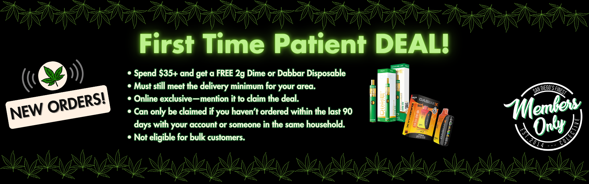 Members Only Delivery